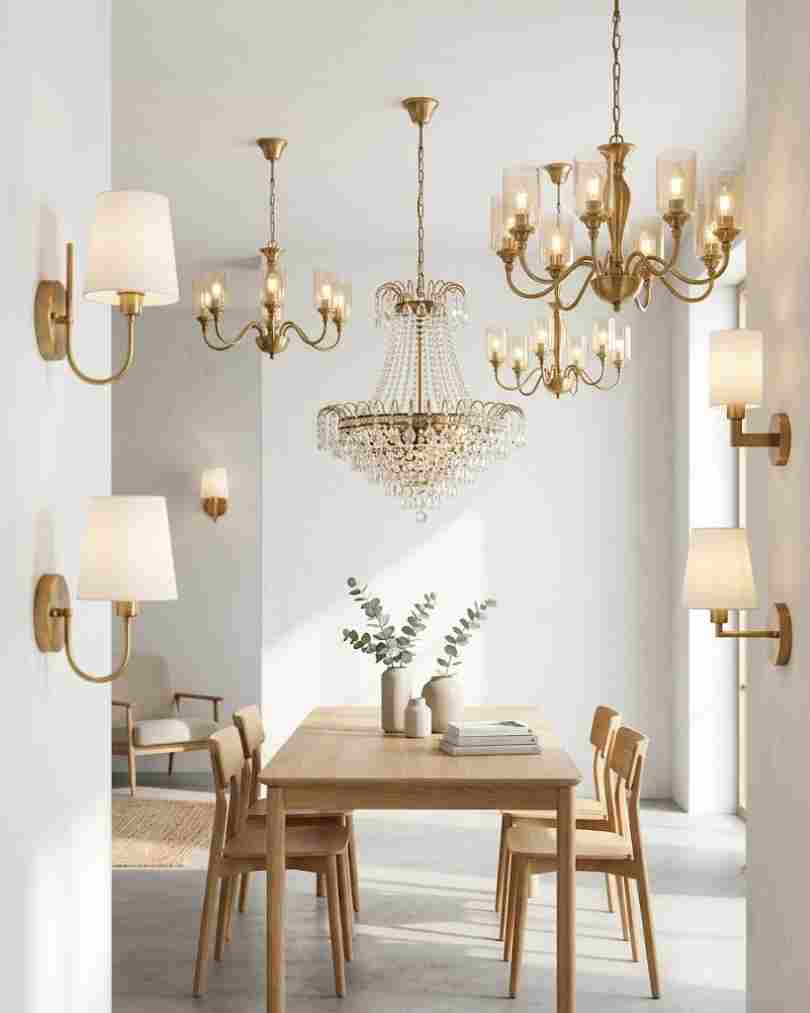 Classic Brass Chandelier Collection