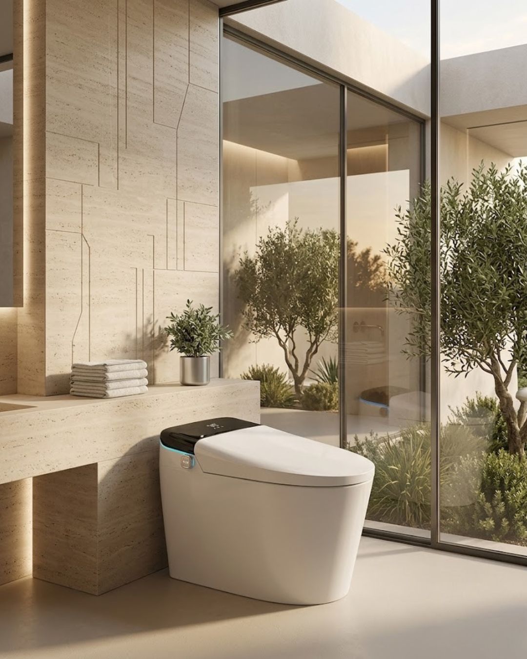 One-Piece Toilets