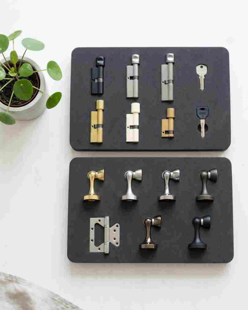Door Hardware Accessories Sample Set