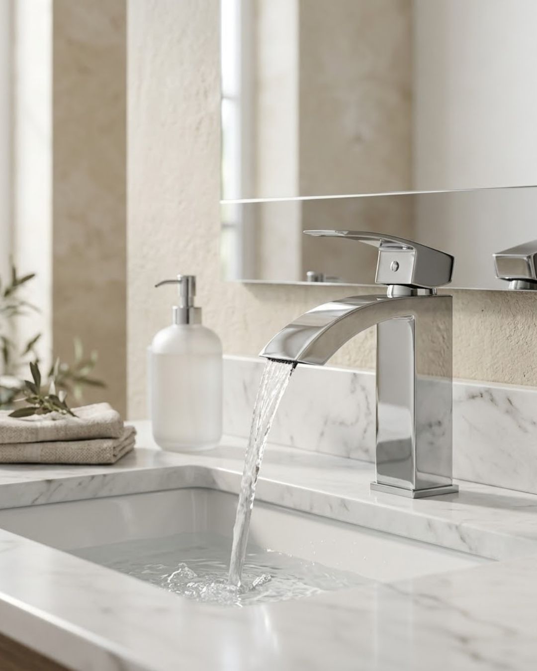 Single Hole One Handle Vanity Bathroom Sink