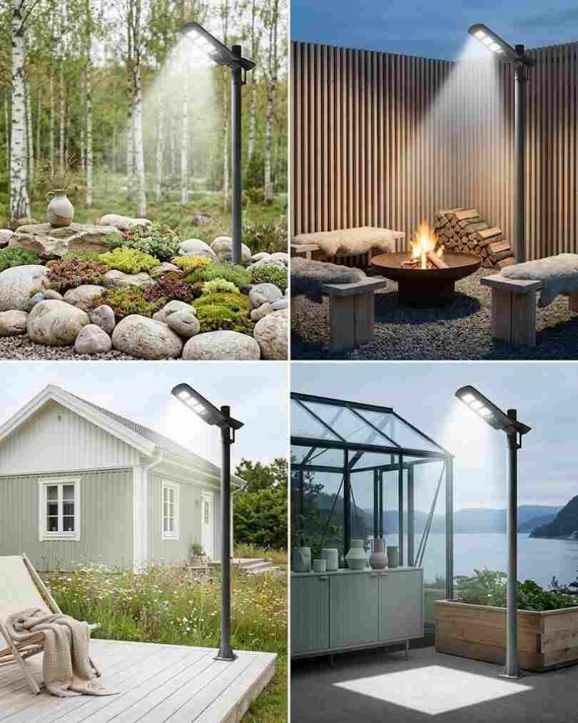 Solar LED Outdoor Post Light