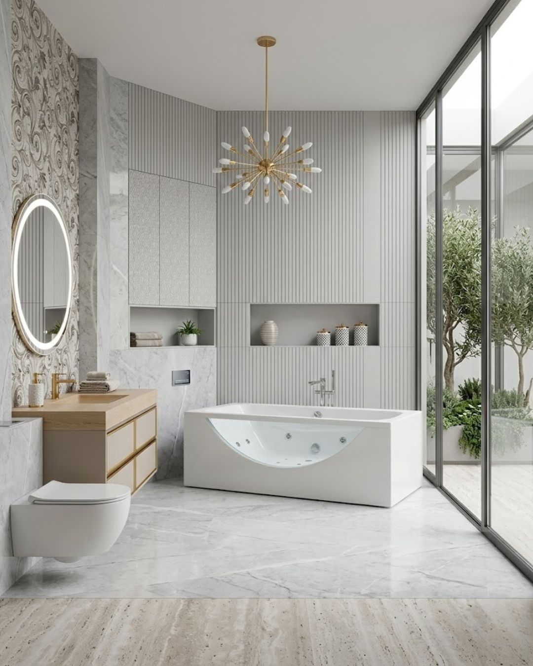 Luxury Glass-Side Jacuzzi | 170 × 80 cm