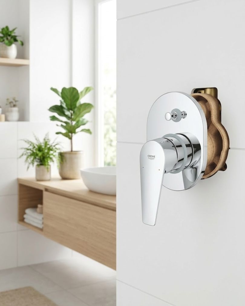 GROHE BauEdge Single-lever bath/shower mixer, 29039001