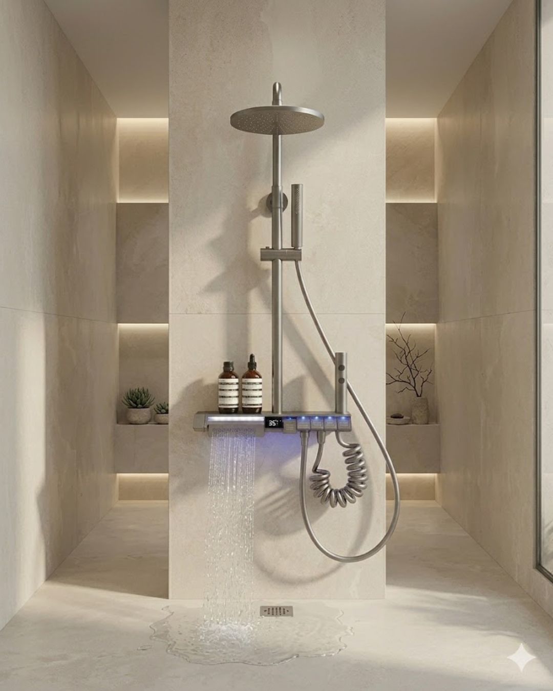 Shower Mixer four to five functions