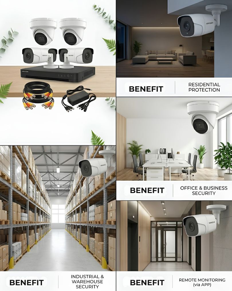 Wired CCTV Security Camera System