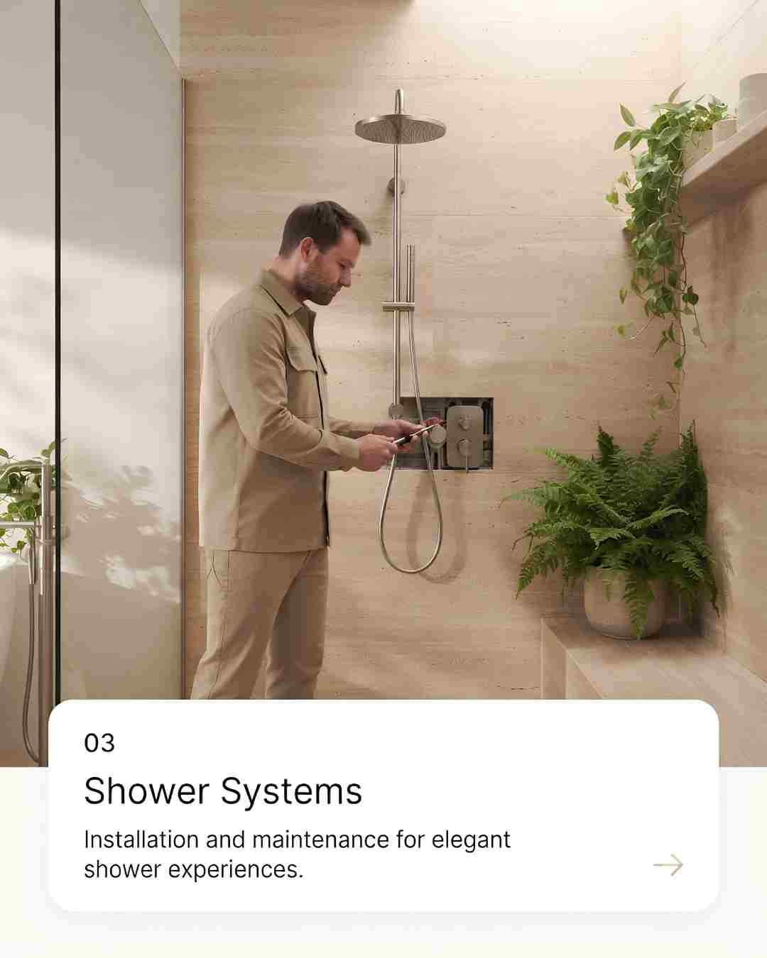 Shower System Installation and Maintenance