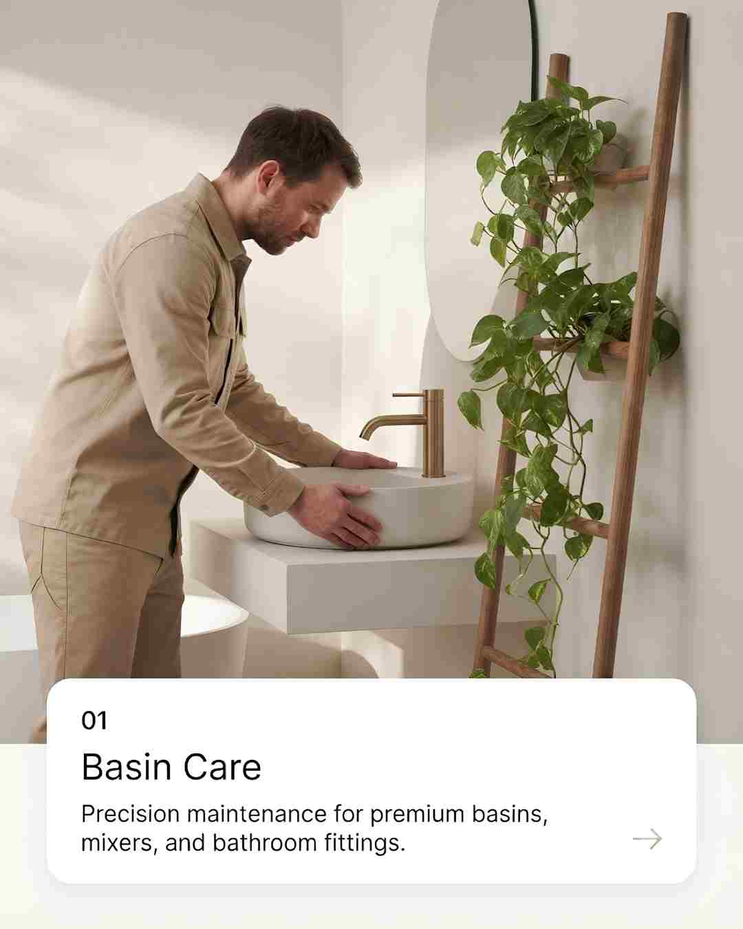 Basin and Mixer Maintenance Service